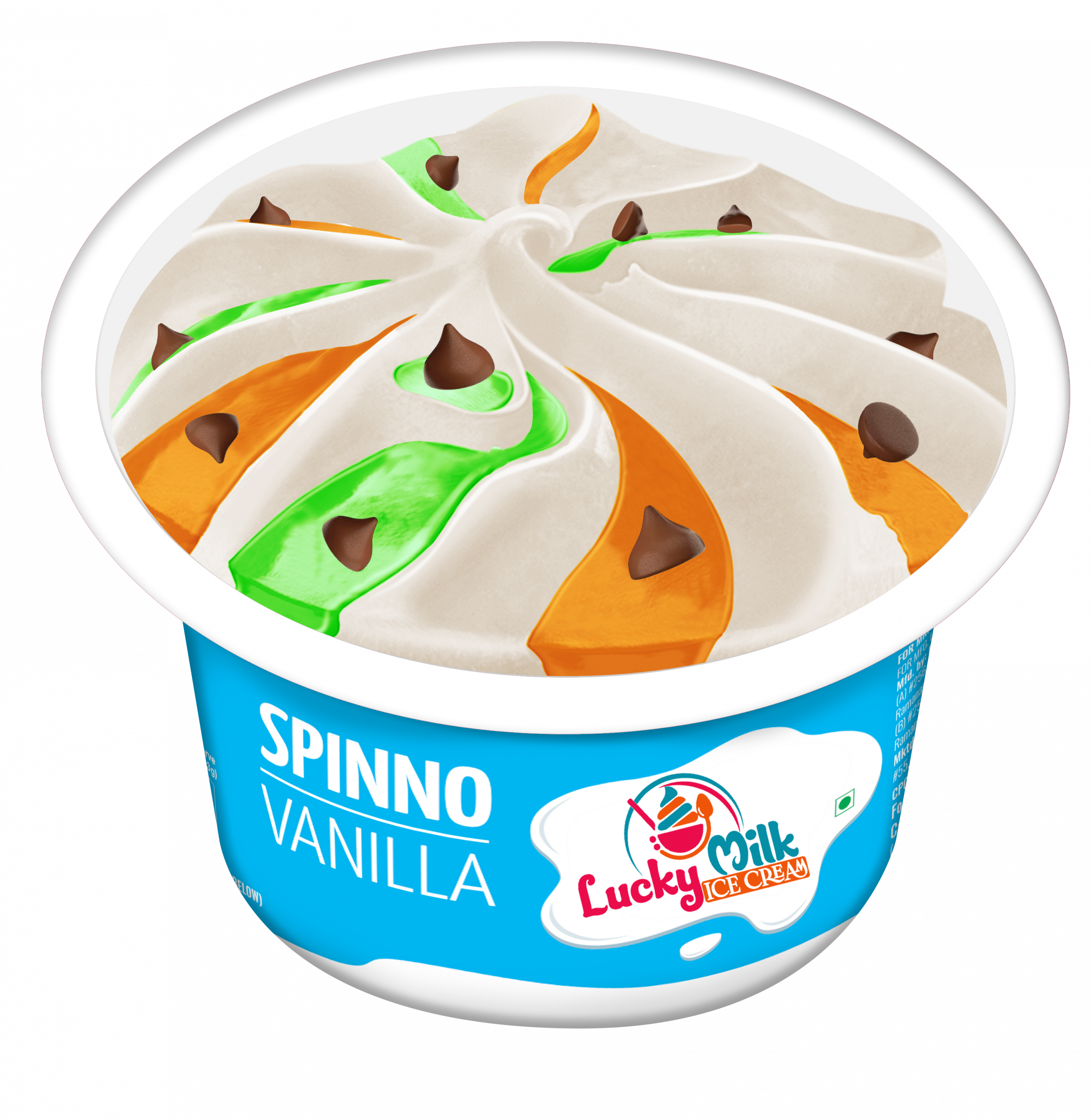 Lucky Milk spinno vanilla family pack